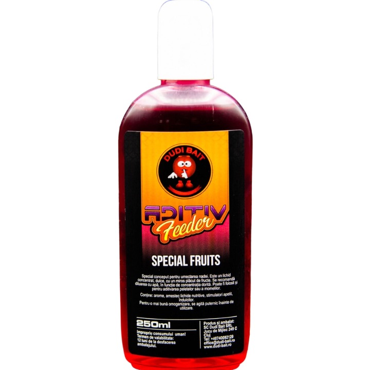 Atractant De Nada, Booster, Pescuit, Dudi Bait, Feeder Special Fruits 250Ml