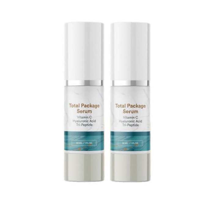Ser anti-imbatranire Total Package, vitamina C, acid hialuronic, peptide, set 2 bucati