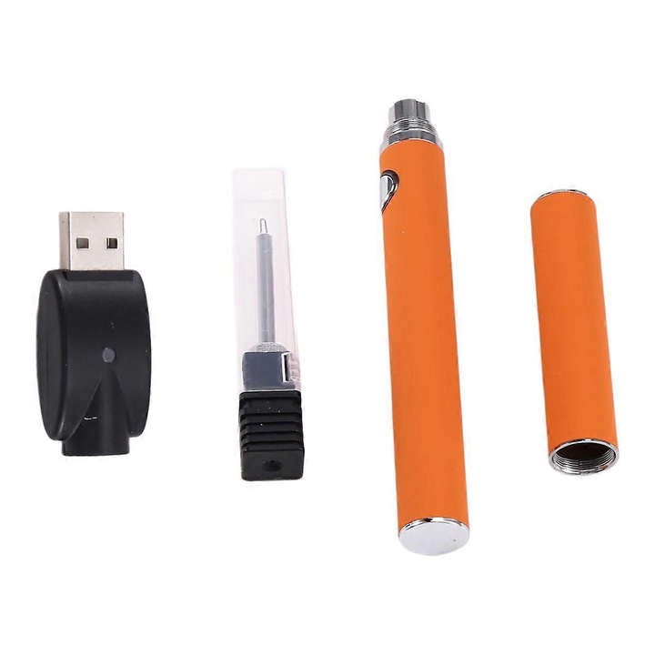 USB поялник, оранжев, от неръждаема стомана, 650mAH, 330-450°C