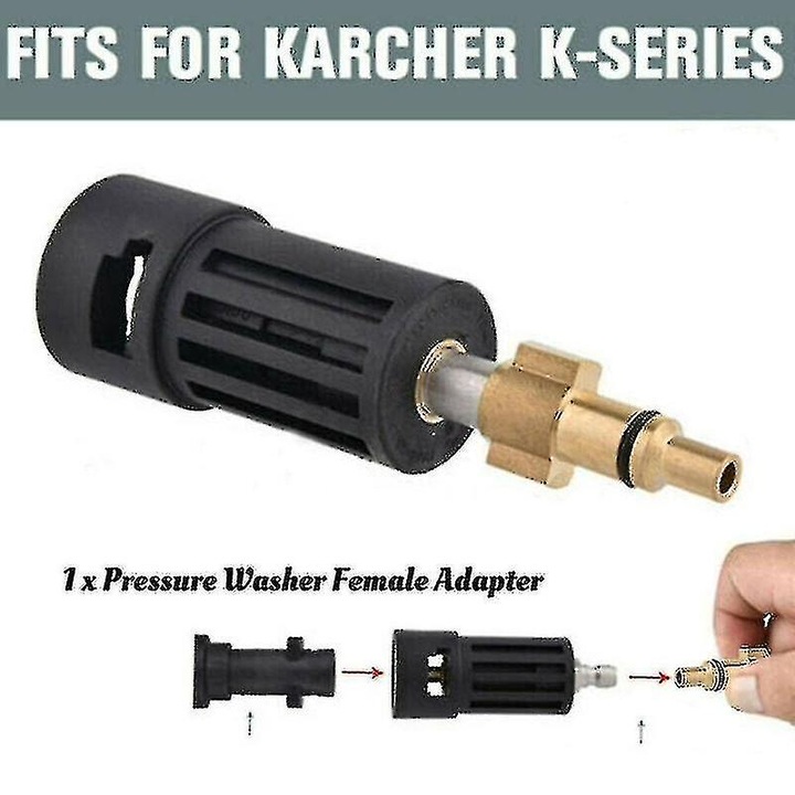 Адаптер за налягане 1/4" за Karcher K-серия, пластмасов, 16x5 см