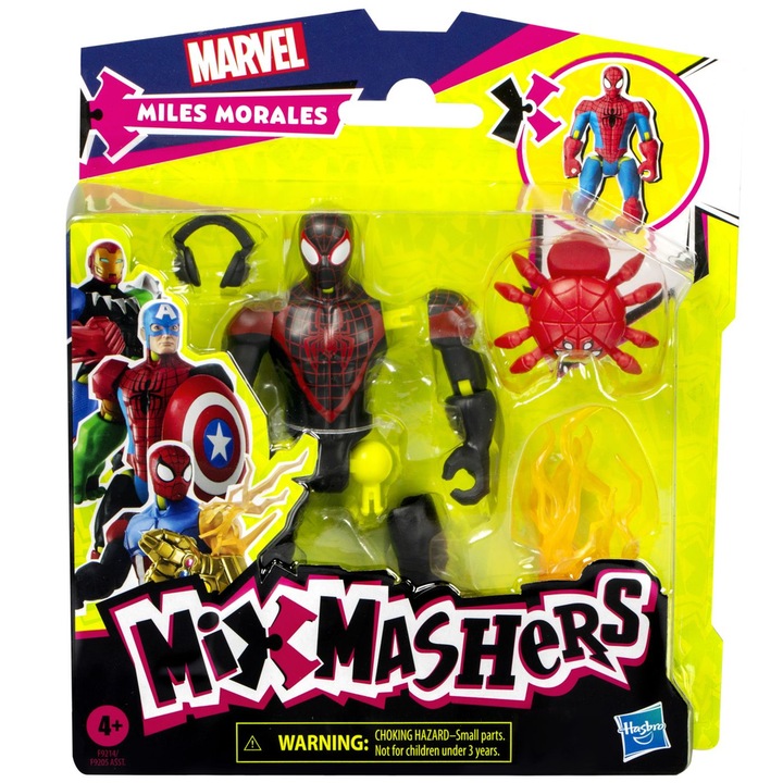 Фигурка на Marvel Avengers Mix Mashers, Hasbro Interactive, Майлс Моралес, 12 см