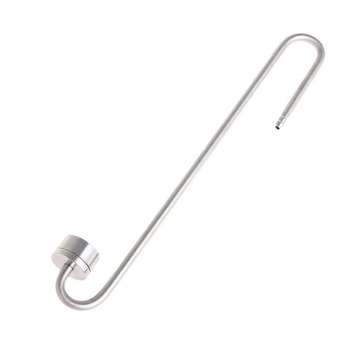 Dispersor CO2 din otel inoxidabil pentru acvariu, dimensiuni S si L, usor de instalat, design elegant