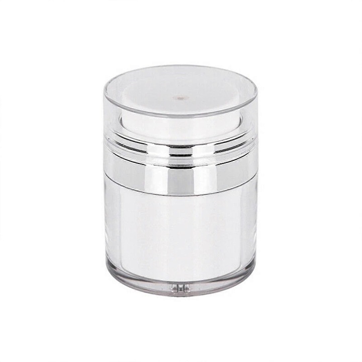 Kozmetikai airless adagoló, 30ml, átlátszó, hordozható