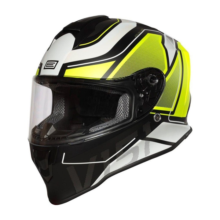 Casca moto integrala, Origine Dinamo Galaxy, culoare fluo galben/negru mat, marime XL