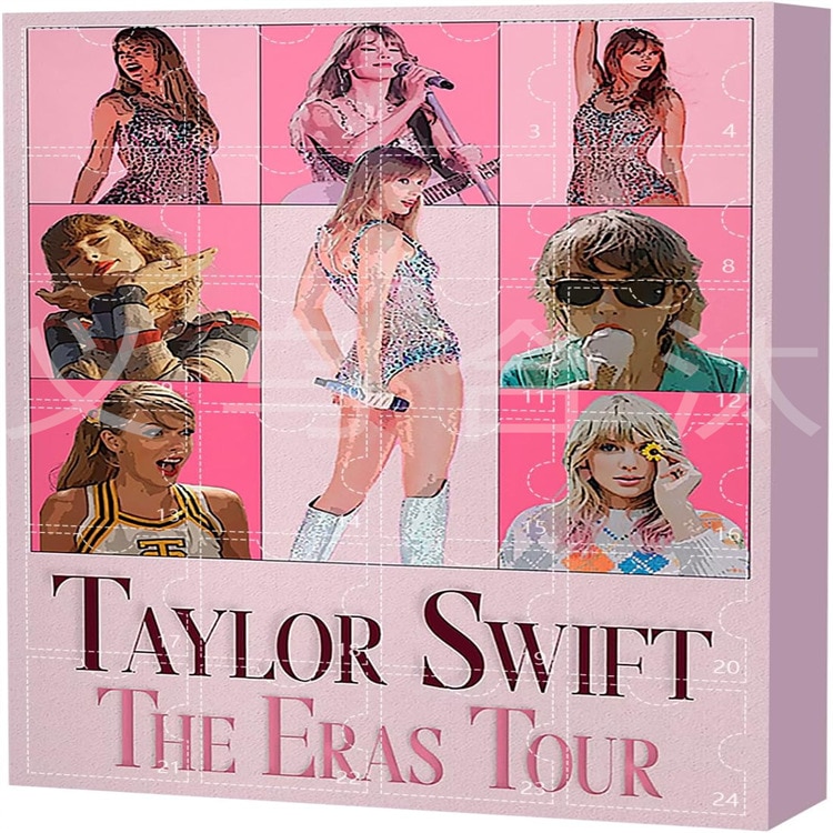 Taylor Swift 4枚セット Noul calendar de Advent Taylor Swift cu 24 de papusi si brelocuri