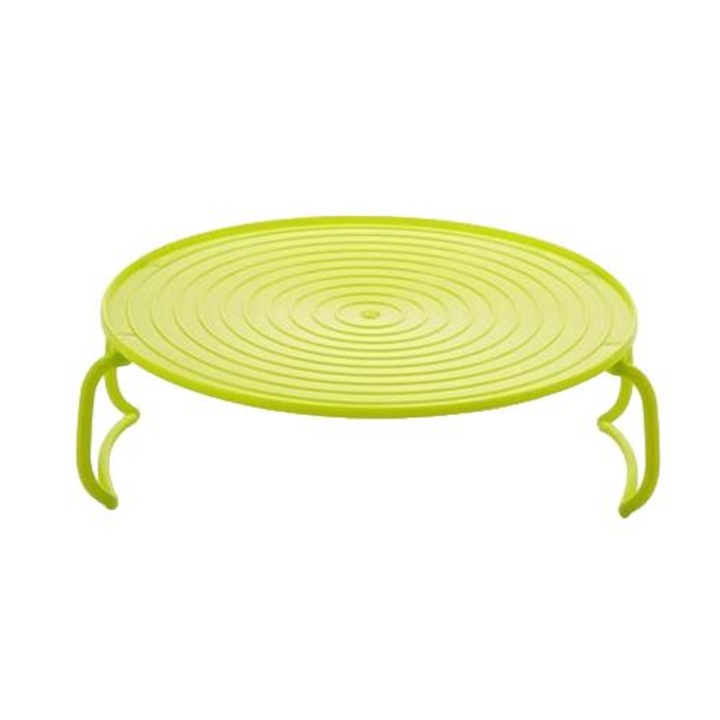 Suport de gatit multifunctional din plastic, pentru cuptor cu microunde, verde