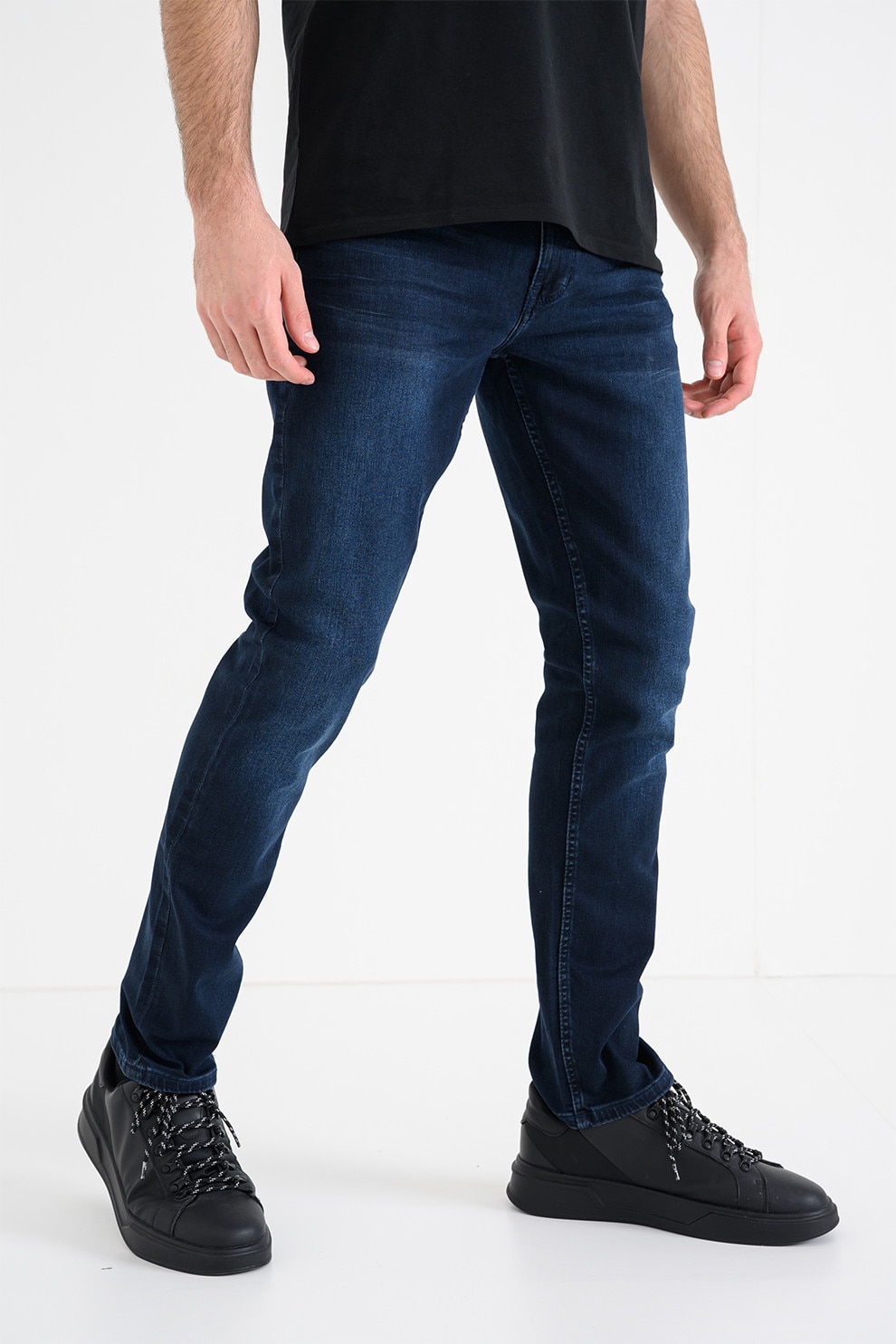 Mustang, Blugi slim fit Vegas, Bleumarin, W34-L32