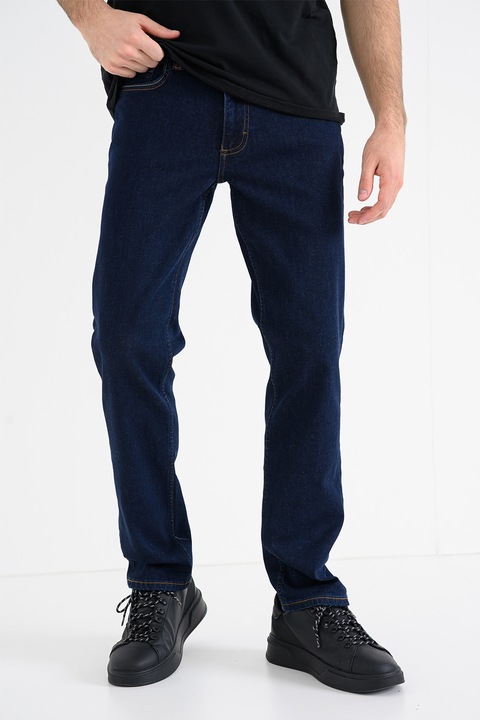 Mustang, Blugi cu talie medie Washigton, Bleumarin