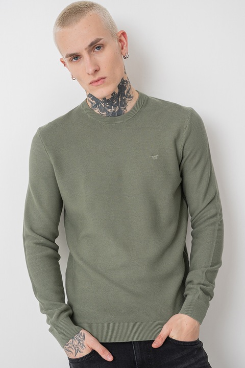 Mustang, Памучен пуловер Elliot, Папратово зелено