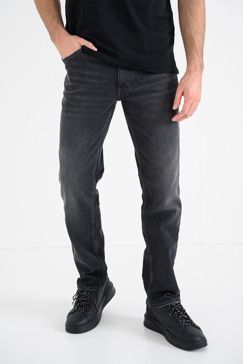 Mustang, Прави дънки с термоефект Tramper, Tъмносив