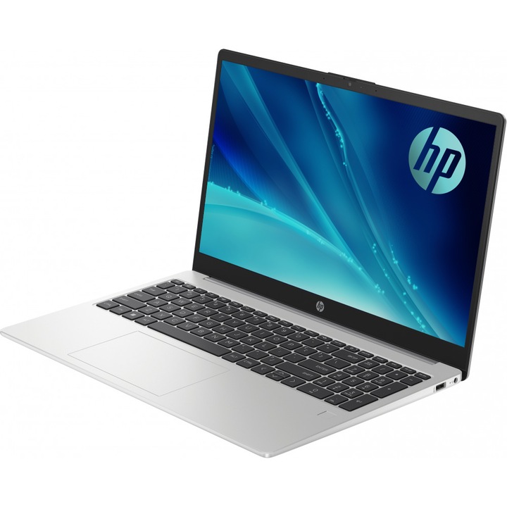HP 255 G10 Laptop, AMD Ryzen 5 7530U, 20GB Memória, 1000GB SSD, 15.6" FullHD kijelző, Ezüst, Böngésző, Vírusirtó, Magyar kiosztás, Windows 11 Pro