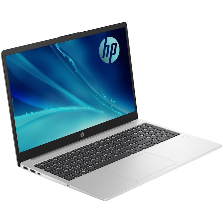 HP 255 G10 Laptop, AMD Ryzen 5 7530U, 32GB Memória, 1000GB SSD, 15.6" FullHD kijelző, Ezüst, Böngésző, Vírusirtó, Magyar kiosztás, Windows 11 Pro