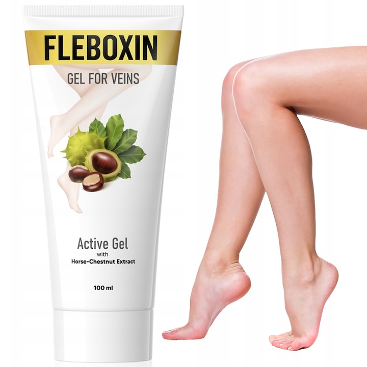 Crema varice Fleboxin, Cea mai buna crema pentru varice, unguent varice, reduce roseata, calmeaza iritatiile si sustine bariera naturala de protectie a pielii, 100 ml