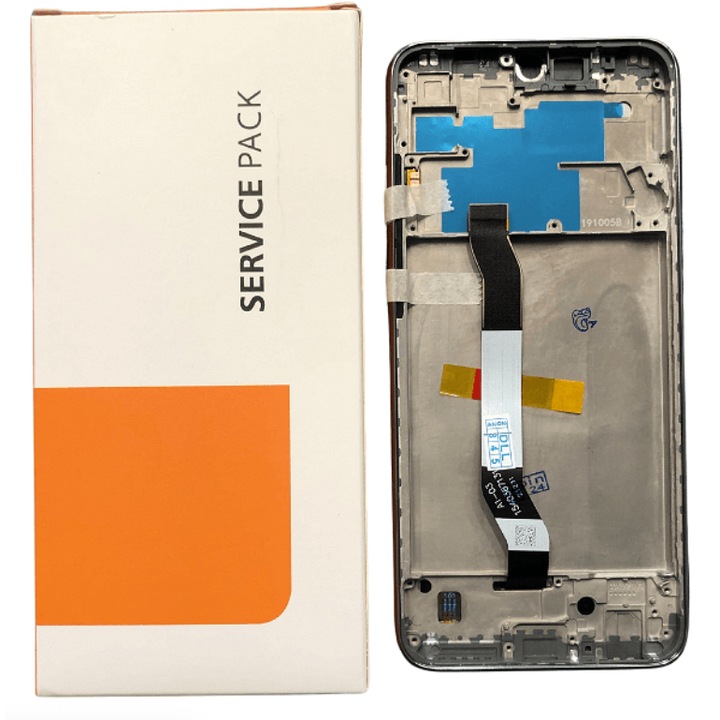 Дисплей за Xiaomi Redmi Note 8 2019, 2021, Service Pack, С рамка