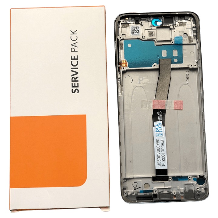 Дисплей за Xiaomi Redmi Note 9 Pro, Note 9s, Note 9 Pro Max, Note 10 Lite, Service Pac, С Рамка