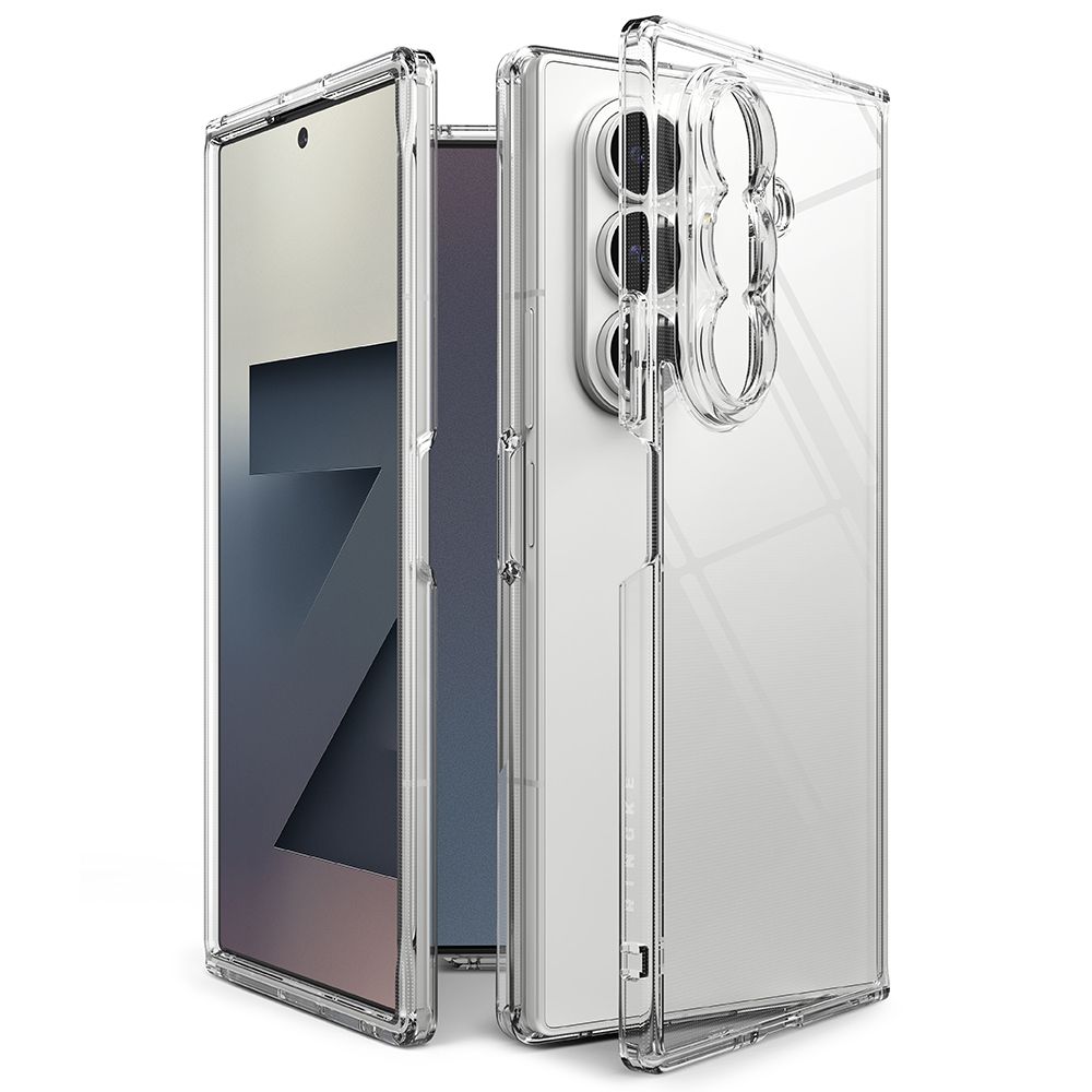 Carcasa Ringke Fusion compatibila cu Samsung Galaxy Z Fold 7, Transparent
