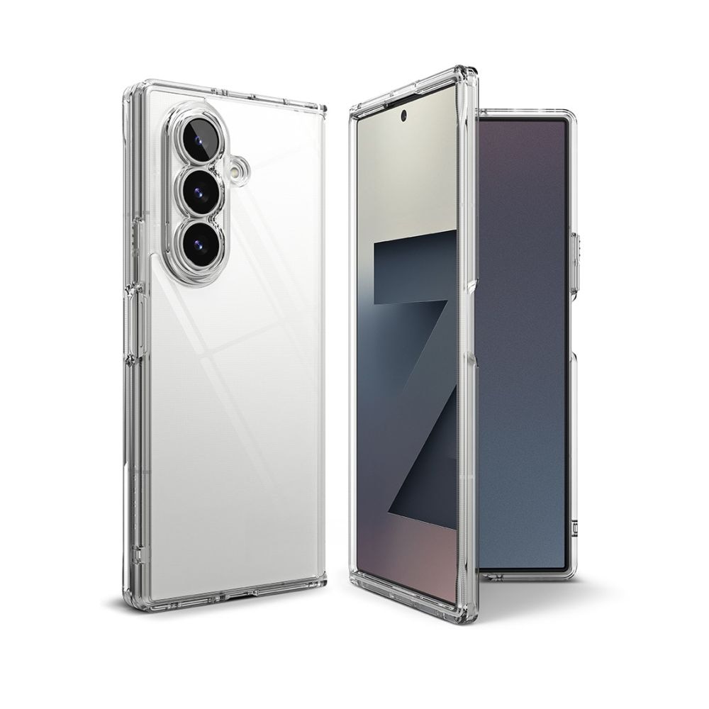 Carcasa Ringke Fusion compatibila cu Samsung Galaxy Z Fold 7, Transparent