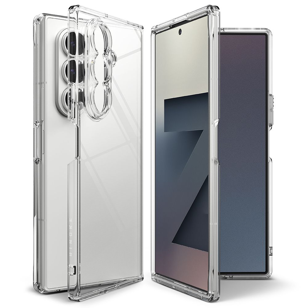 Carcasa Ringke Fusion compatibila cu Samsung Galaxy Z Fold 7, Transparent