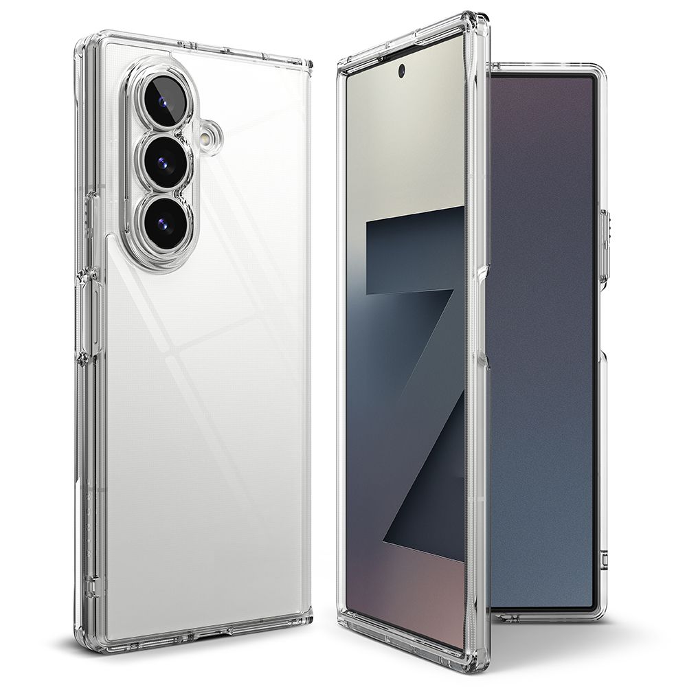 Carcasa Ringke Fusion compatibila cu Samsung Galaxy Z Fold 7, Transparent