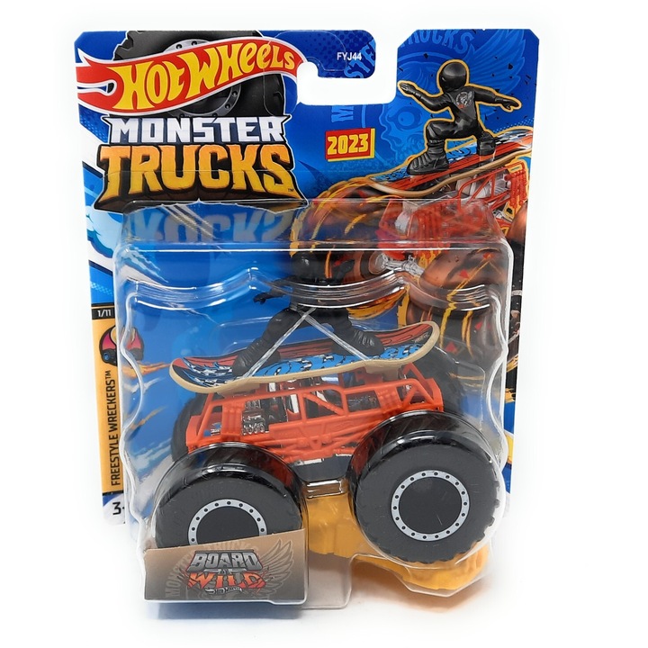Masinuta Monster Trucks Freestyle Wreckers - Board Wild