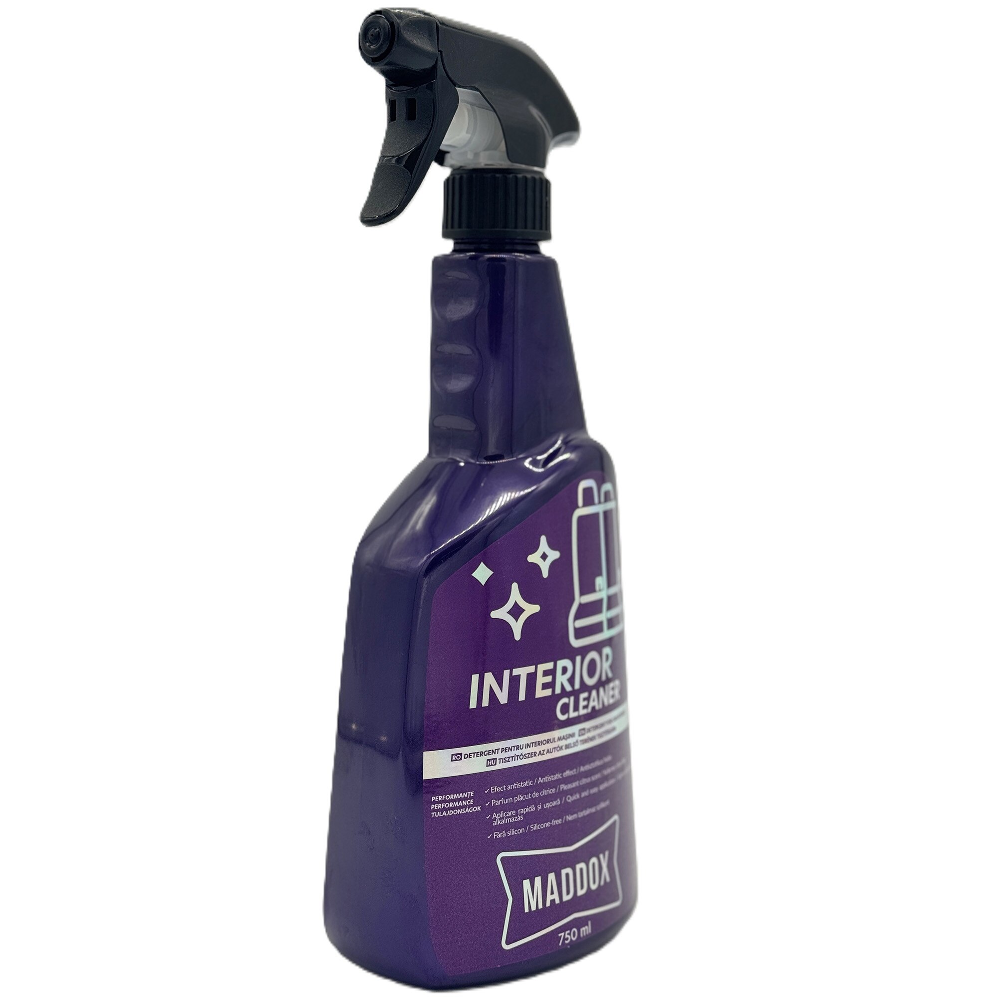 Solutie auto curatare interior Maddox, 750ml, Interior Cleaner - eMAG.ro