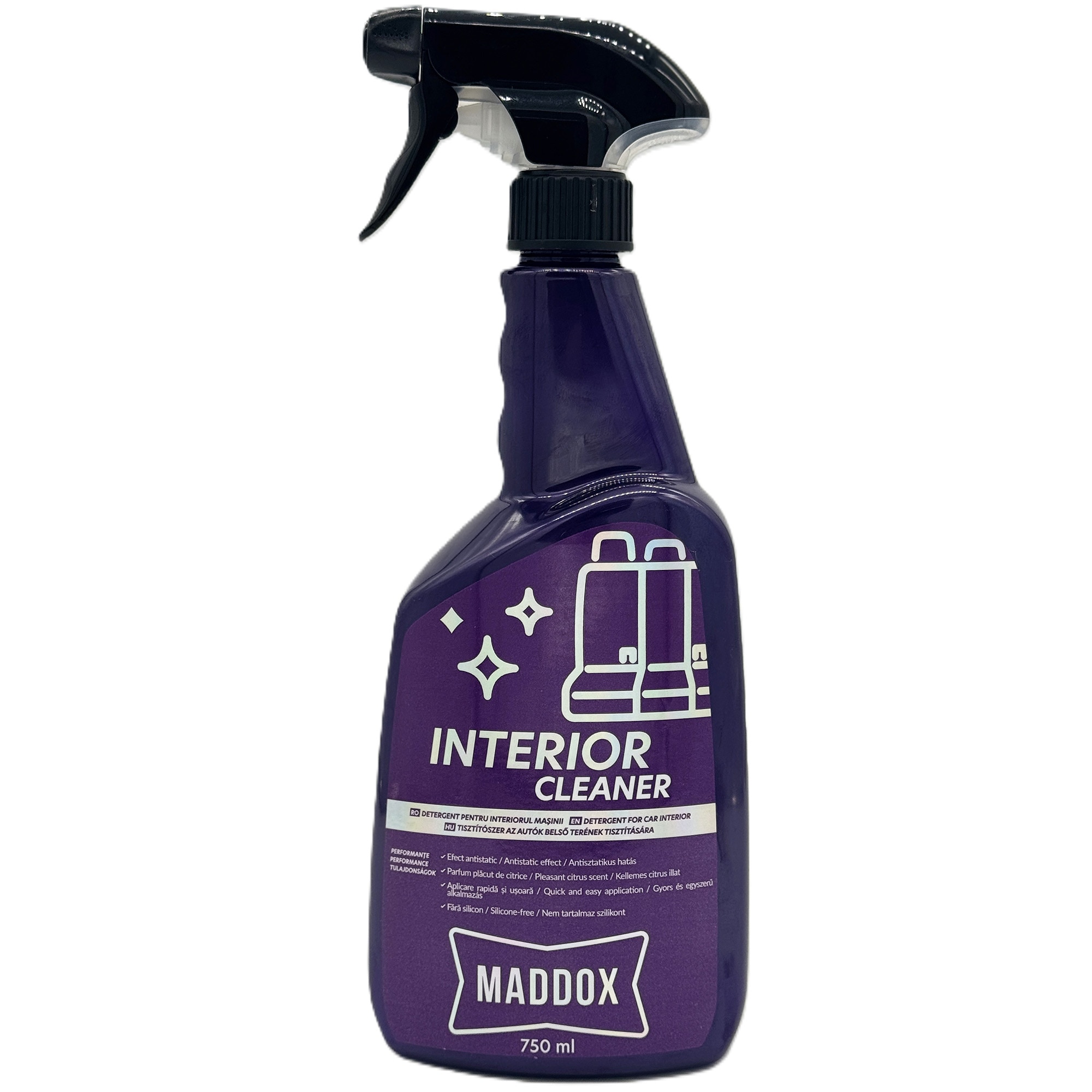 Solutie auto curatare interior Maddox, 750ml, Interior Cleaner - eMAG.ro