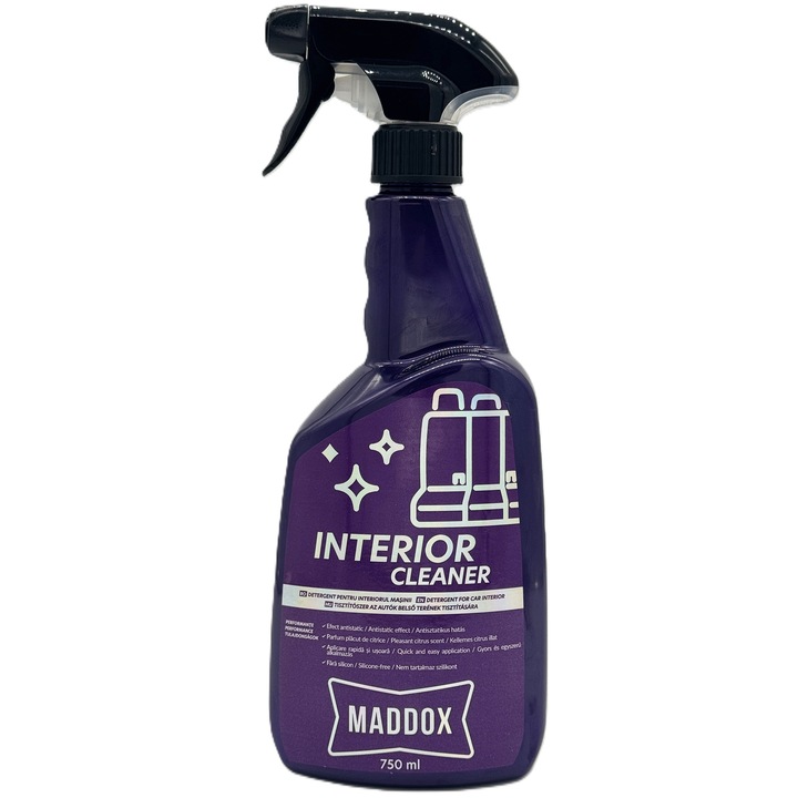 Solutie auto curatare interior Maddox, 750ml, Interior Cleaner