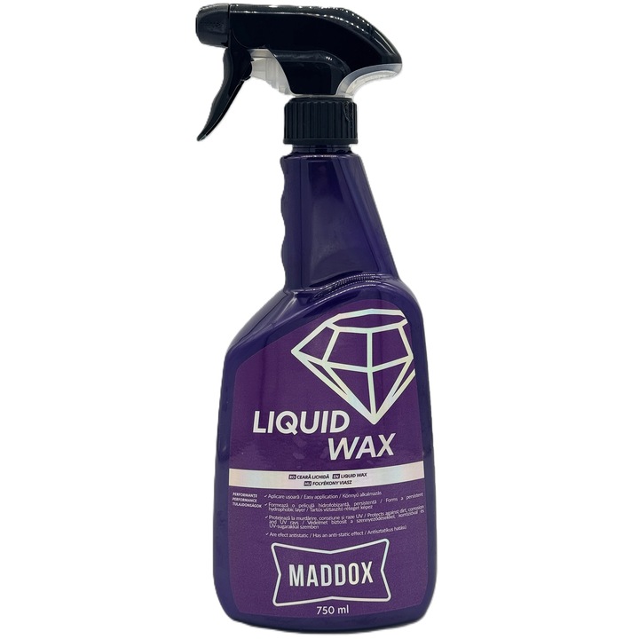 Ceara auto lichida cu uscare rapida Maddox, 750ml, Liquid Wax