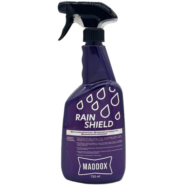 Solutie auto hidrofoba geamuri Maddox, 750ml, Rain Shield