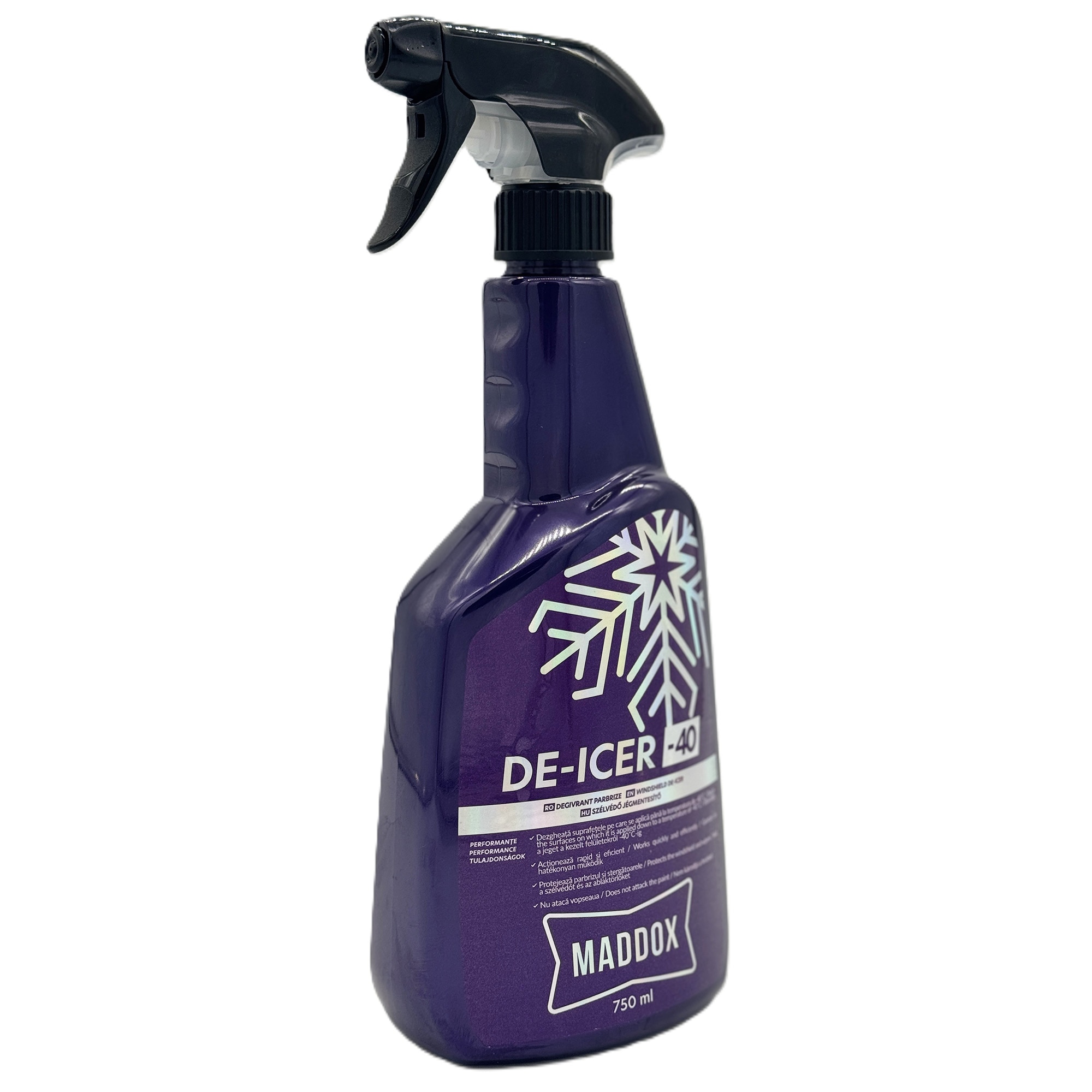 Solutie auto dezghetare geamuri Maddox, 750ml, De-Icer - eMAG.ro