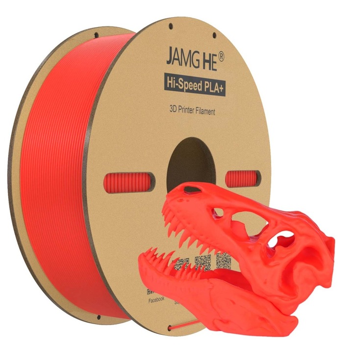 Filament JAMG HE Hi-Speed PLA+ Traffic Red ( rosu)1Kg