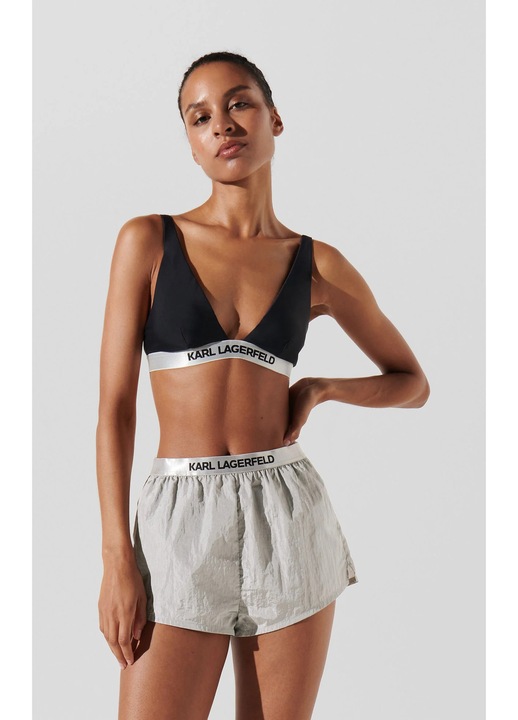 Costum de baie din doua piese, Karl Lagerfeld Negru, M