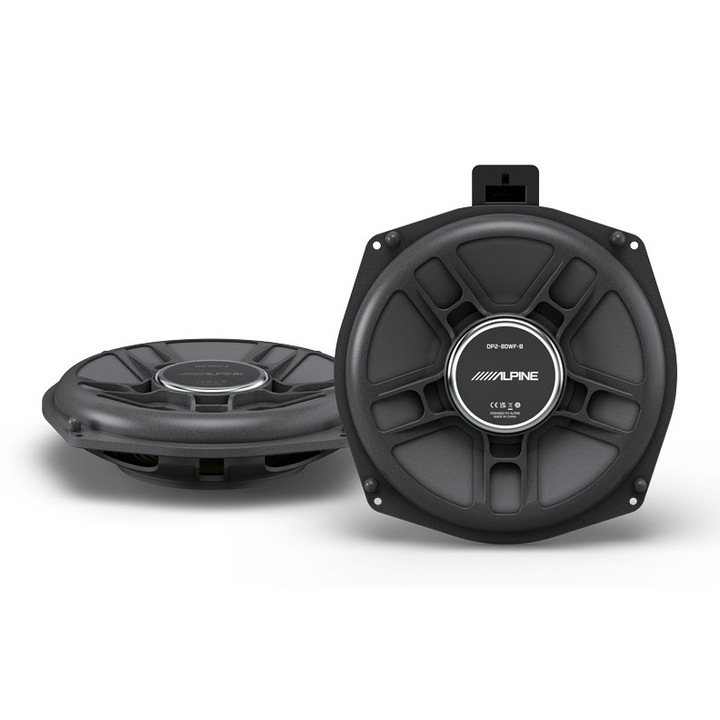 Автомобилен субуфер, Предназначен за BMW серия 3 и 4 Alpine DP2-80WF-B, 20 см, 100 W