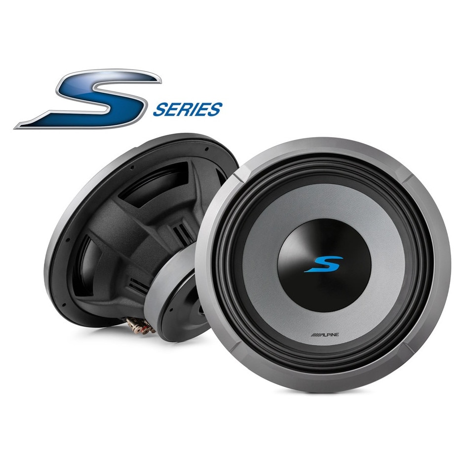 Difuzor subwoofer Alpine SWR-12D4 cu doua bobine de 4 ohmi si