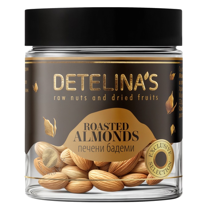 Печени бадеми, Detelina's, 100g