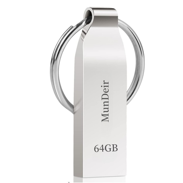 Memorie USB MunDeir 64GB metalic compact rezistent
