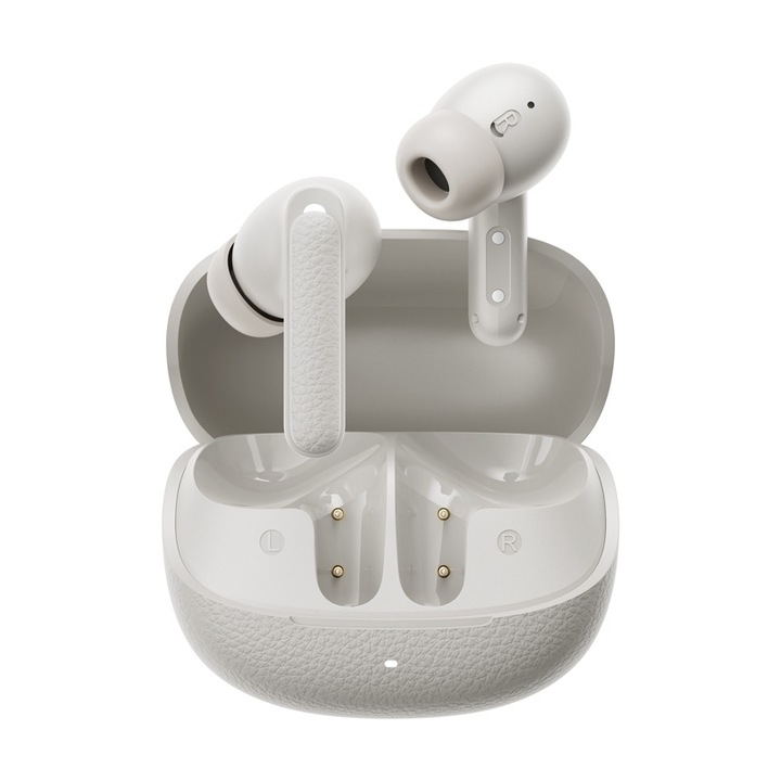 Casti TWS QCY Buds HT15 ANC (alb)
