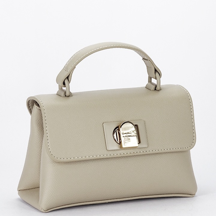 Чанта David Jones B-CM7211H M4, Малка, Бежов, 13x20x8