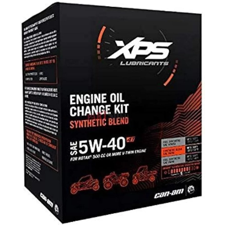 Motorolajcsere készlet XPS FULLSINTETIC 4T 5W-40 (2.365 L) + Olajszűrő ATV CAN-AM