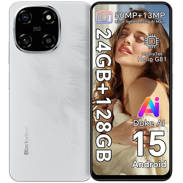Telefon mobil Blackview COLOR 6, Smartphone, 4G, 24GB Ram(8GB +