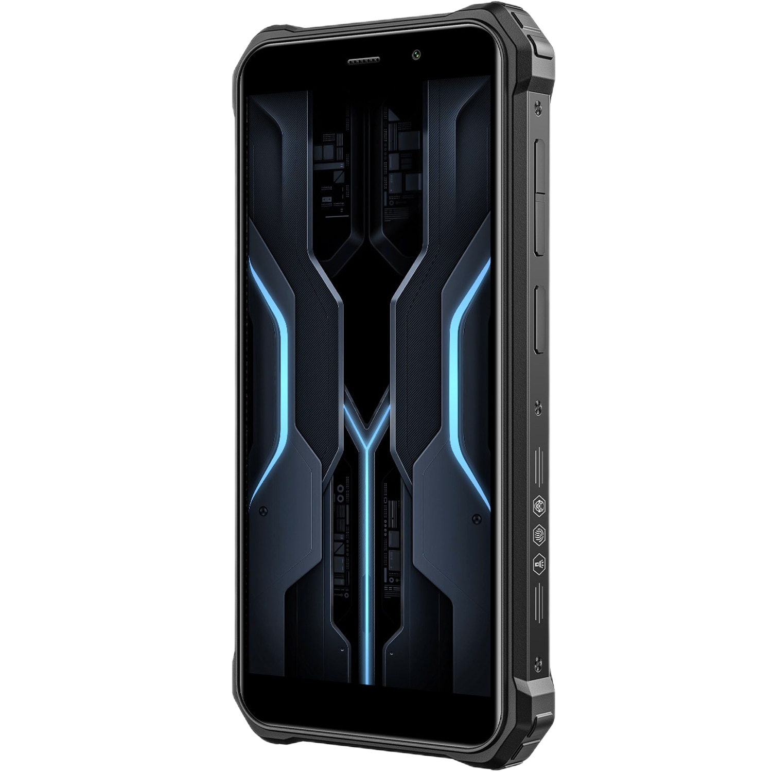 Telefon mobil FOSSIBOT F101P, Dual SIM, 4G, IPS 5.45-inch, Octa-Core, 7GB RAM (4GB + 3GB ext), 64GB, 10600mAh, Super Speaker 123dB, NFC, IP68, Android 13, Black