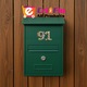 Numar cifra 91, Pentru casa, Efect 3D, Numere de usa, cutie postala, apartament, hotel, birou, camera, curte, cafenea, Autoadeziv, Cri-Flo, Culoare Alb, Inaltime 8 cm