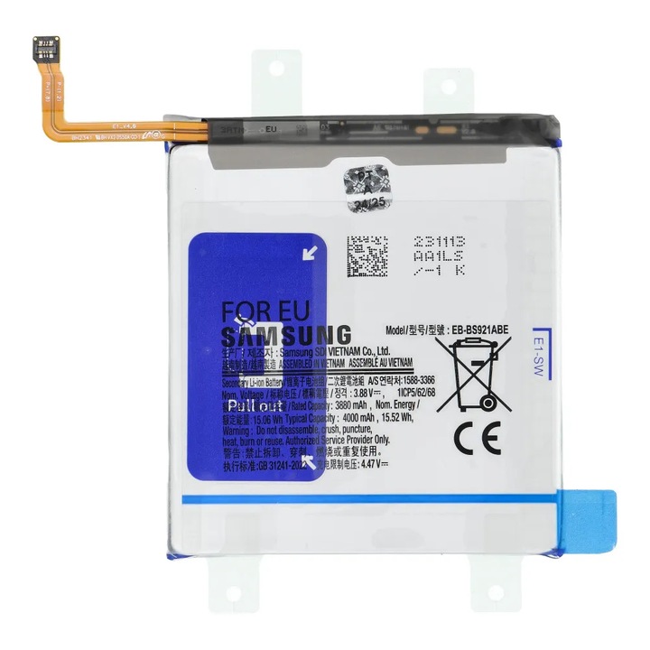 ServicePack akkumulátor EB-BS921ABE Samsung S24 S921B készülékhez GH82-33290A