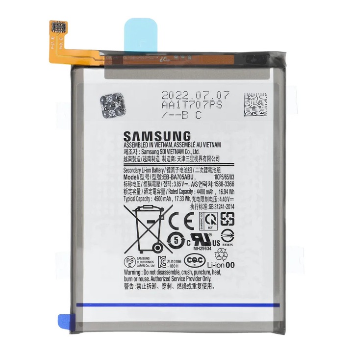 ServicePack akkumulátor EB-BA705ABU Samsung Galaxy A70/A705 GH82-19746A készülékhez