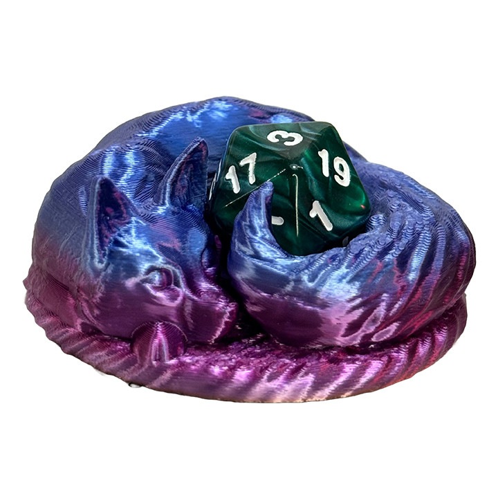 Suport Pentru Zar, Display, Vulpe, Cameleon Albastru Violet