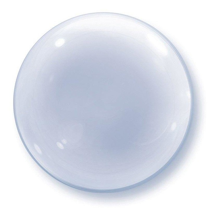 Átlátszó lufi Bubble Deco Clear 20 hüvelykes, Takara, ellipszis alakú, újrafelhasználható, prémium minőségű