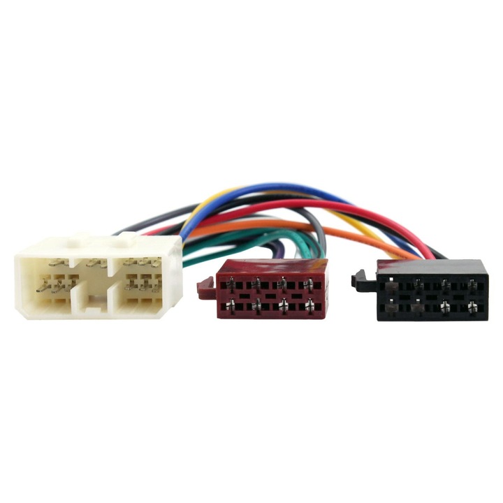 Adapter auto Compotech pentru Subaru, set ISO, compatibil cu Forester, Impreza, Legacy, Outback, 1993-2008