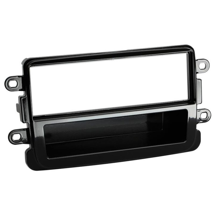 Rama radio 2 DIN ACV, pentru Dacia Dokker/Duster/Lodgy, negru lucios, 98x173mm