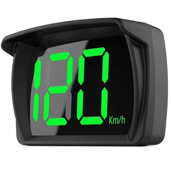 Цифров GPS дисплей за кола, скоростомер, многофункционален, ABS, 800x800см