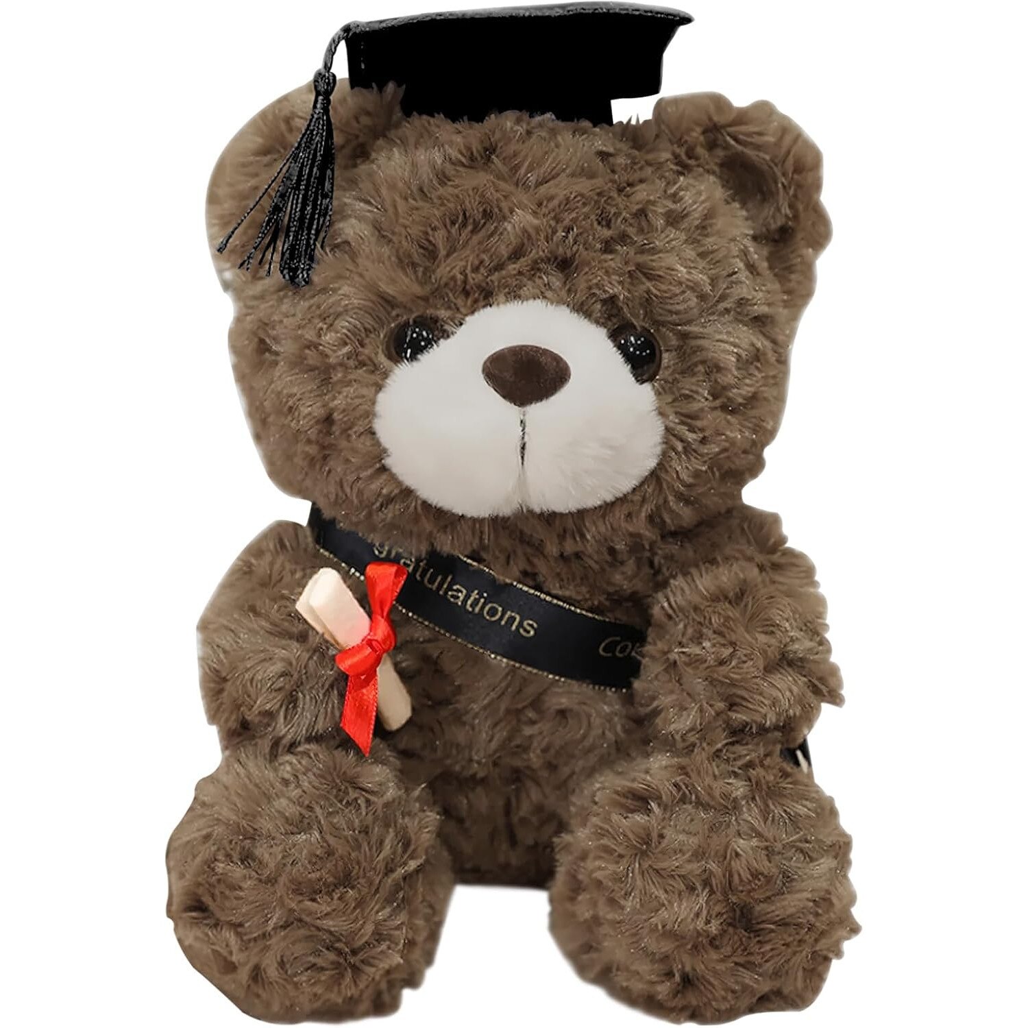 Ursulet de plus Kawaii, 23cm, cu palarie de absolvire, cadou pentru ...